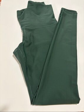 Old Navy Women Dark Green High-Waist Leggings